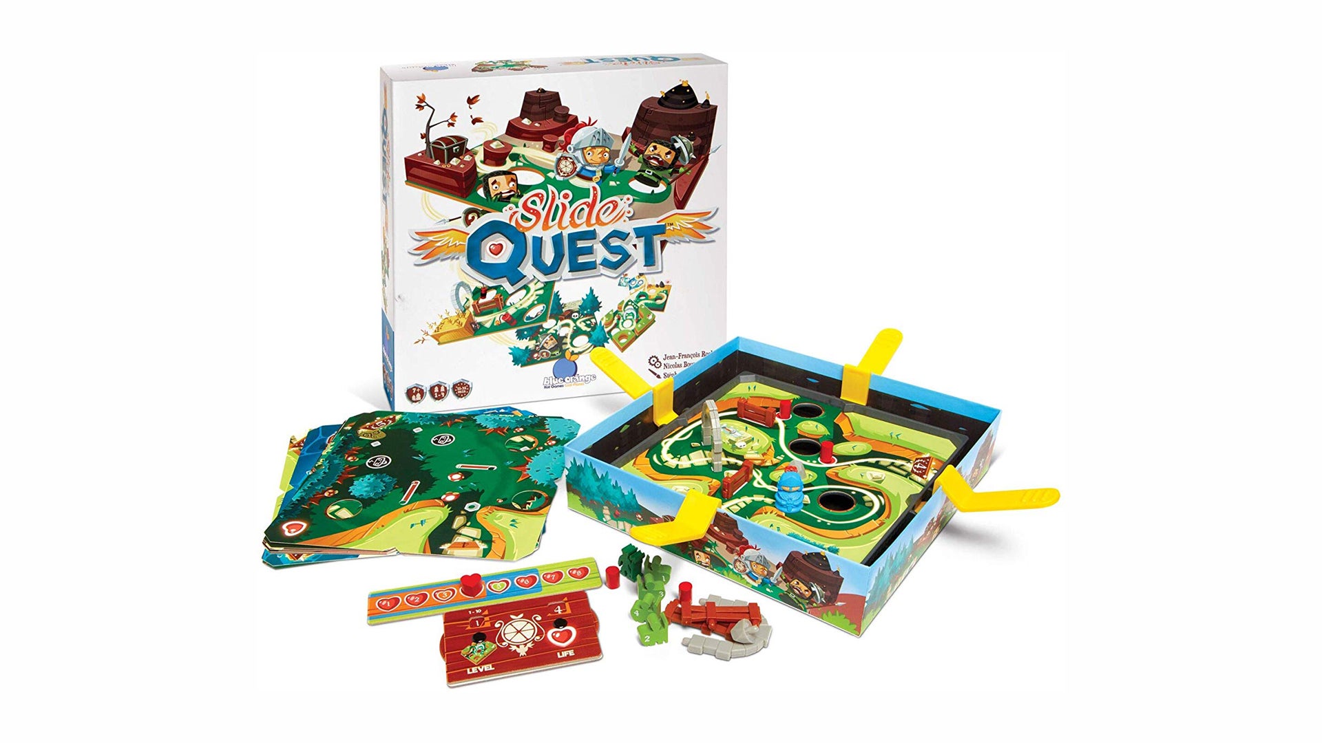 Slide Quest board game layout